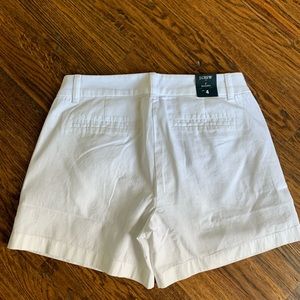 Brand new J. Crew White shorts
